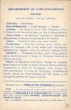 CPA Carte geographique Chocolaterie d'Aiguebelle Tarn et Garonne Eglise de Moissac