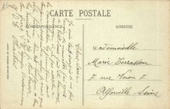 VINTAGE POSTCARD Eure Geographical map and dormouse