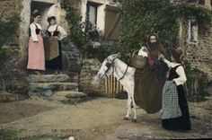 CPA Folklore Le queteur 