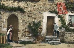 CPA Folklore L'indiscret