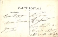 VINTAGE POSTCARD Boat Steamer Ionie Morocco