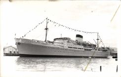 CPA Bateau Paquebot Jean Mermoz