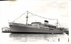 CPA Bateau Paquebot Jean Mermoz