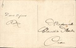 VINTAGE POSTCARD Fantasy Woman Man Cigarette