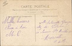 VINTAGE POSTCARD Fantasy Woman Merry Christmas