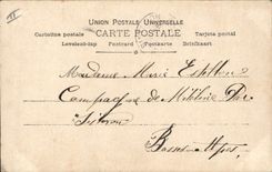 CPA Fantaisie Enfant Papillon Paques