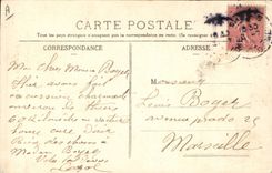 VINTAGE POSTCARD Goat Shepherd in the mountain