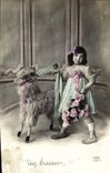 CPA Chevre Enfant 