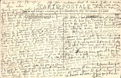 VINTAGE POSTCARD Chevre Bonnefoy the child adopts Salon 1906