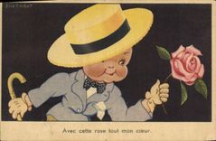 CPA Fantaisie Illustrateur Enfant 