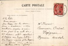 CPA Fantaisie Illustrateur Devouement Automobile 