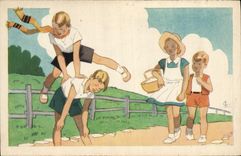 CPA Fantaisie Illustrateur Enfants