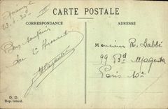 CPA Militaria Permissionnaires a la visite