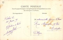 CPA Militaria A la boite 