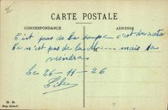 VINTAGE POSTCARD Militaria Scenes of barracks soup