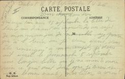 VINTAGE POSTCARD Militaria Scenes of barracks the drudgery to the chips the call