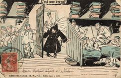 CPA Militaria C'est une erreur