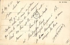 VINTAGE POSTCARD Militaria Marie Bath