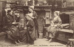 CPA Folklore La toilette Pays de Paimpol