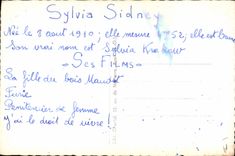 CPM Cinema Sylvia Sidney