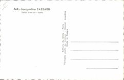 MODERN CARD Cinema Jacqueline Sassard