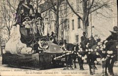 VINTAGE POSTCARD Aix in Provence Carnival XVII Satan in ballade Devil
