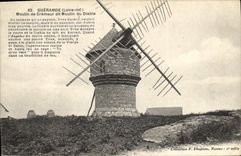 VINTAGE POSTCARD Guerande Mill of creamy said Mill of the devil
