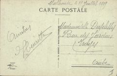 VINTAGE POSTCARD Mulhouse the tower of the devil