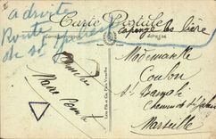 VINTAGE POSTCARD Thonon les Bains Falls of the bridge of the devil