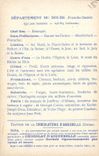 CPA Cartes geographiques Chocolaterie d'Aiguebelle Doubs Source du Lison