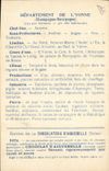 CPA Cartes geographiques Chocolaterie d'Aiguebelle Yonne Horloge d'Auxerre