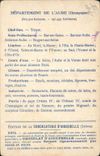CPA Cartes geographiques Chocolaterie d'Aiguebelle Aube Pont aux Cailles Troyes