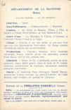 CPA Cartes geographiques Chocolaterie d'Aiguebelle mayenne Chateau Fort de Lassay