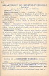 CPA Cartes geographiques Chocolaterie d'Aiguebelle Meurthe et Moselle Nancy Palais ducal
