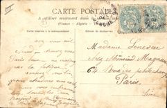 CPA Folklore La fete de Grand Mere