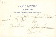 Folklore de la POSTAL de la VENDIMIA el coche del caballo de la cosecha