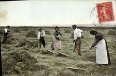 VINTAGE POSTCARD Folklore hays