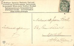 CPA Folklore Labour Cheval