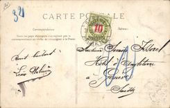 CPA Folklore La moisson