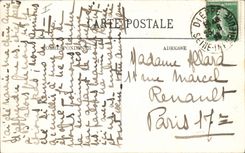 VINTAGE POSTCARD Bateau Fishes Port of Dieppe with 17th