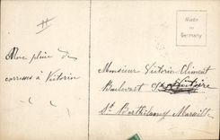 VINTAGE POSTCARD Fantasy Poisson Woman