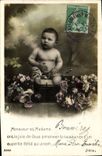 VINTAGE POSTCARD Fantasy Child Bonnery Baby