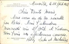 CPA Papillon Papilio Aecus Kaguya Formose Chine China