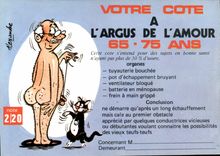 CPA Humour Votre Cotte a l'argus de l'amour 65 75 ans Chat 