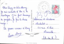 VINTAGE POSTCARD Humor Ski