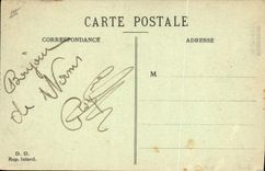 VINTAGE POSTCARD Militaria Exercise of night