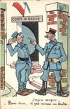 CPA Militaria Corps de garde