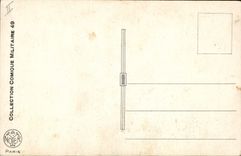 VINTAGE POSTCARD Militaria Colonel Alcool