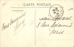 CPA Folklore L'amour en village 