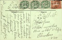 CPA Folklore Le racommodage des filets Peche 